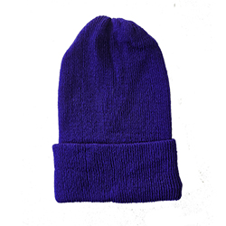 Royal Blue Woolen Cap - Nursery To 8th